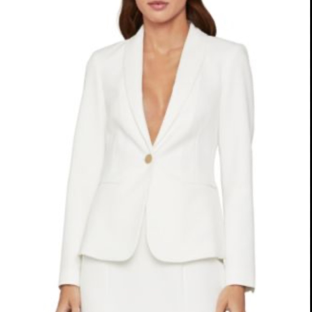 BCBGMAXAZARIA White Blazer Double Layer NWT